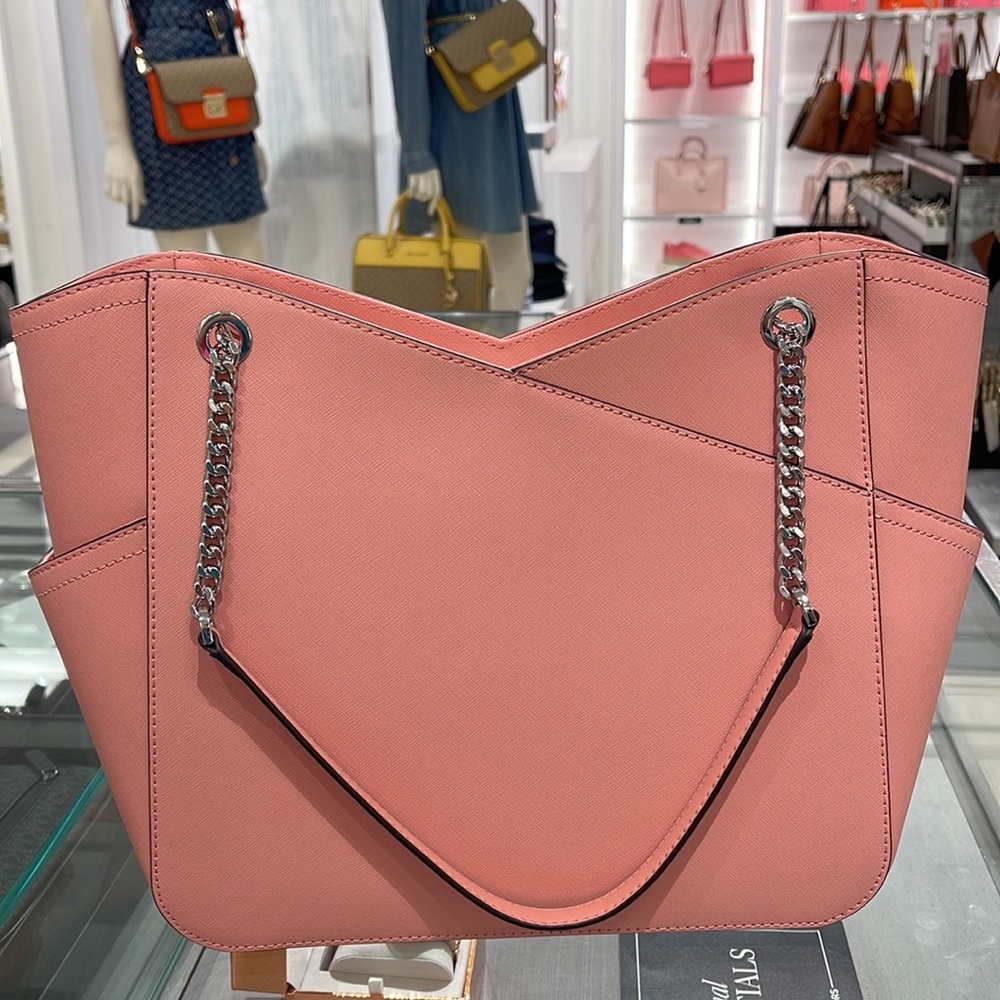 MICHAEL KORS
Jet Set Large X Chain Saffiano Leather Shoulder Tote
PRIMROSE 
NWT - Picture 6 of 16